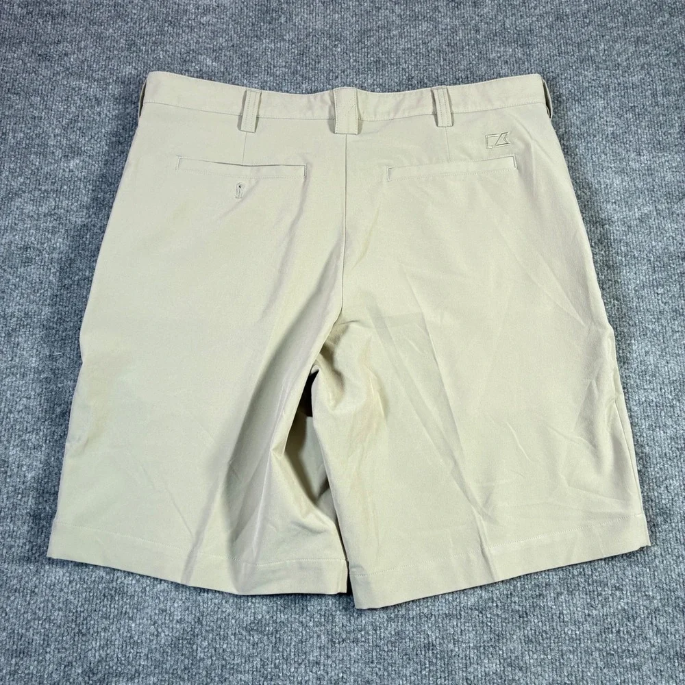 Cutter & Buck Golf Shorts Mens 34 Tan Good Stretch Performance Activewear